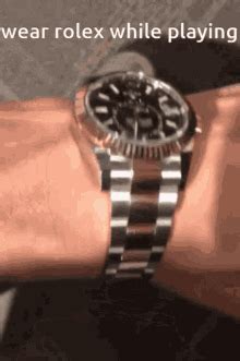 gold rolex gif
